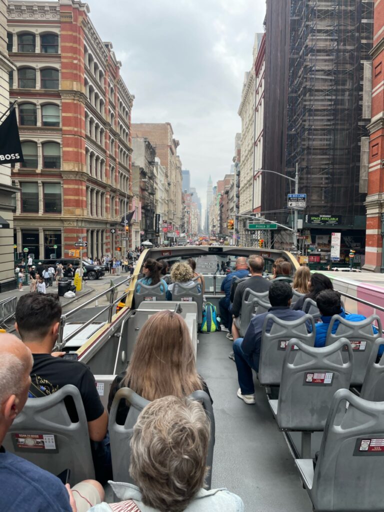 big bus tour. New york city in a day