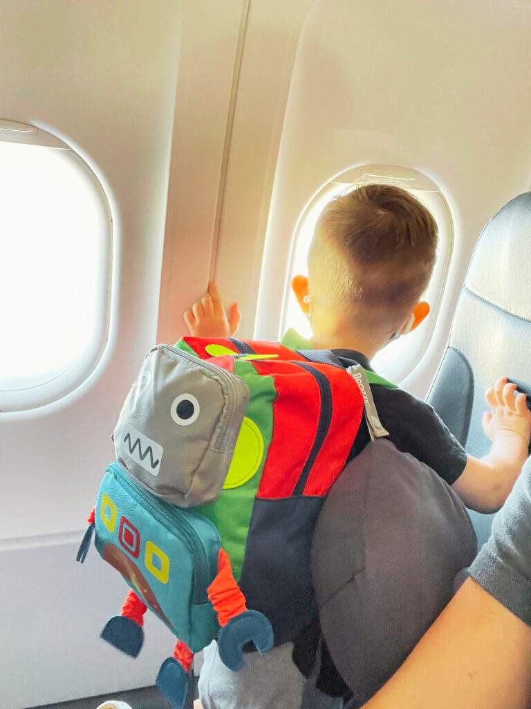 Kid on Airplane