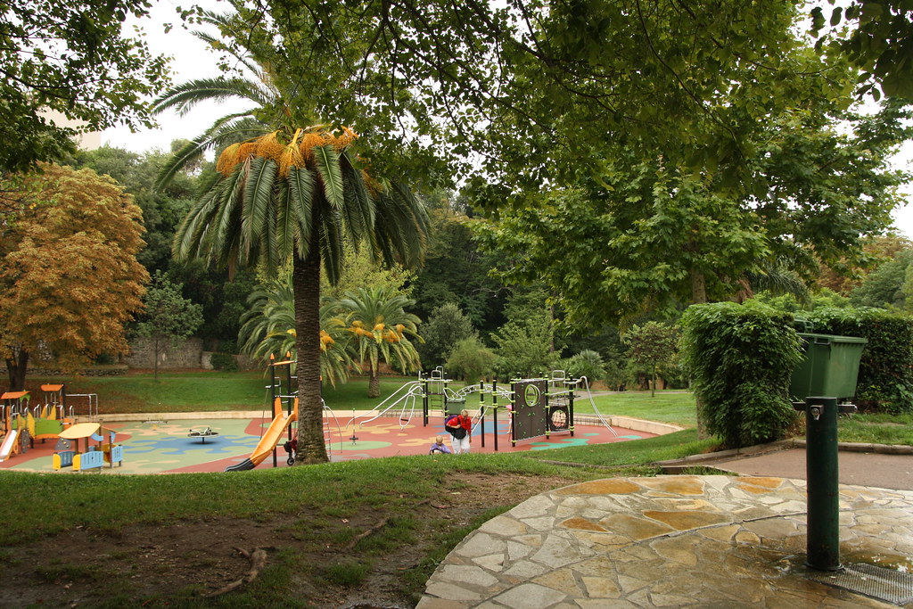 Park with playgound in Nice france. Things to do in Nice with kids