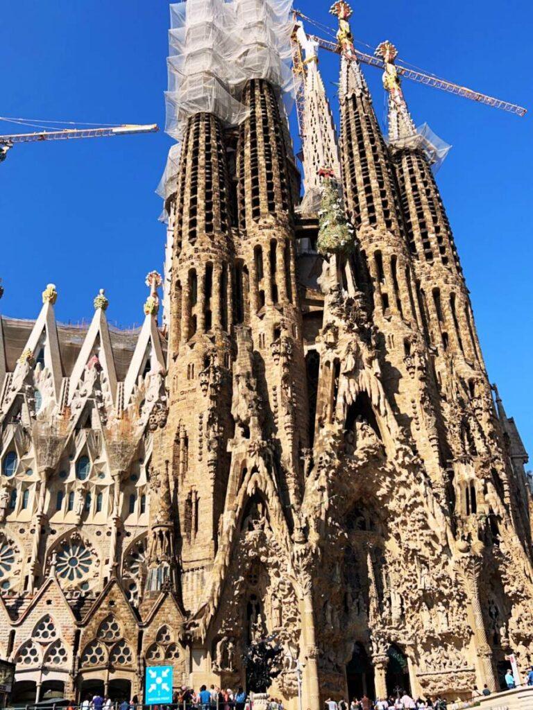 Sagrada familia barcelona.  european travel with kids