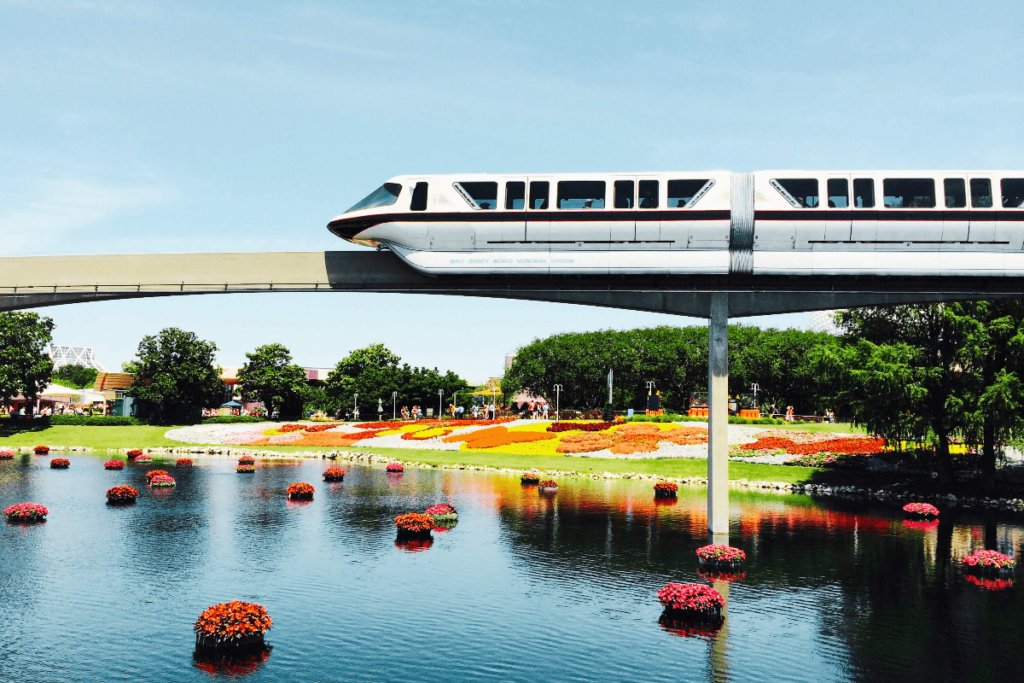 Monorail at Disneyworld