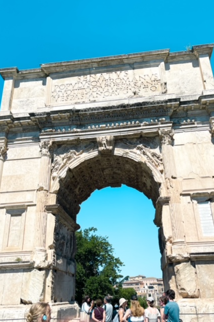 Ancient arch in Rome