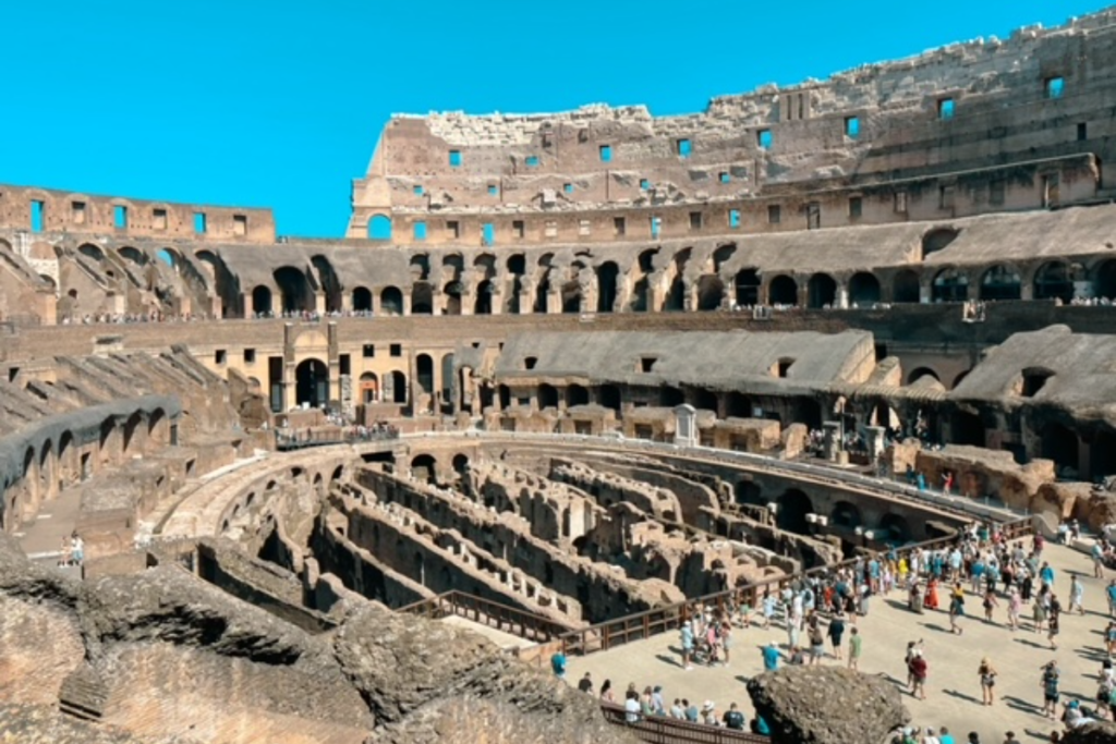 Roman Colosseum.  Rome Itinerary with Kids