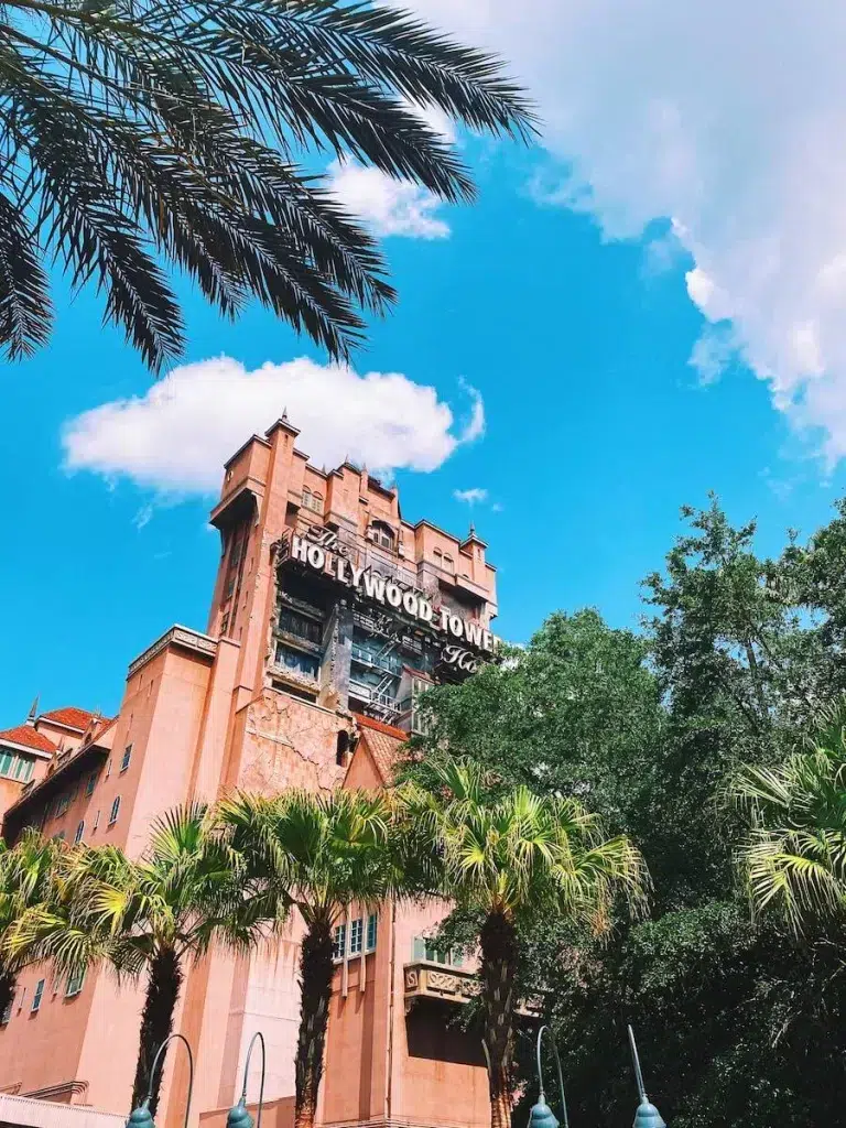 Tower of Terror at Hollywood Studios.  Disney World with kids