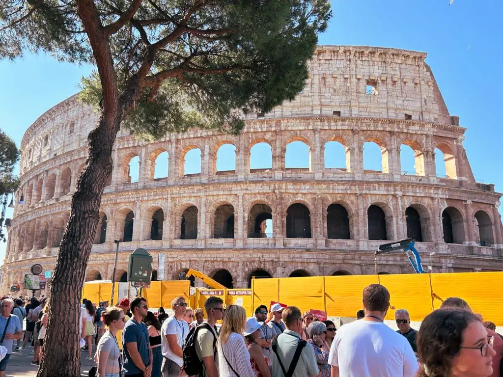 Roman Colosseum.