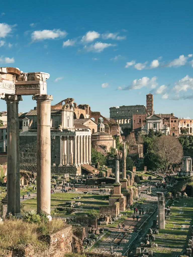 Ancient Ruins at the Roman Forum