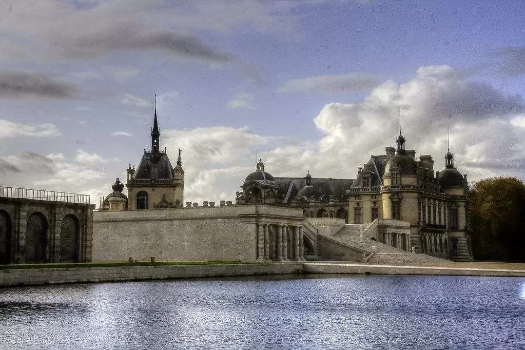 Beautiful french chateau in Chantilly france. 